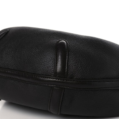 Bottega Veneta Calfskin Shearling Aviator Mini Jodie Dark Brown Fondant 9 of 9