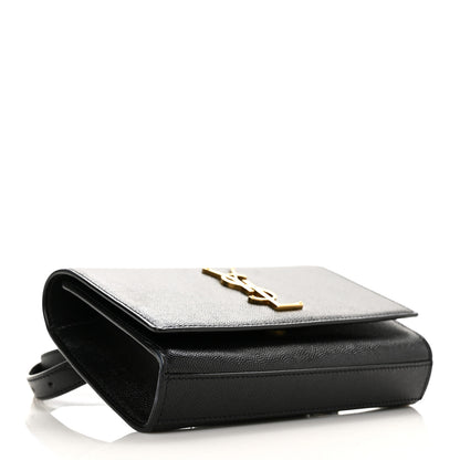 Saint Laurent Grain De Poudre Monogram Kate Belt Bag Black 4 of 8