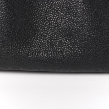 Burberry Grainy Calfskin House Check Medium Maidstone Black 13 of 13