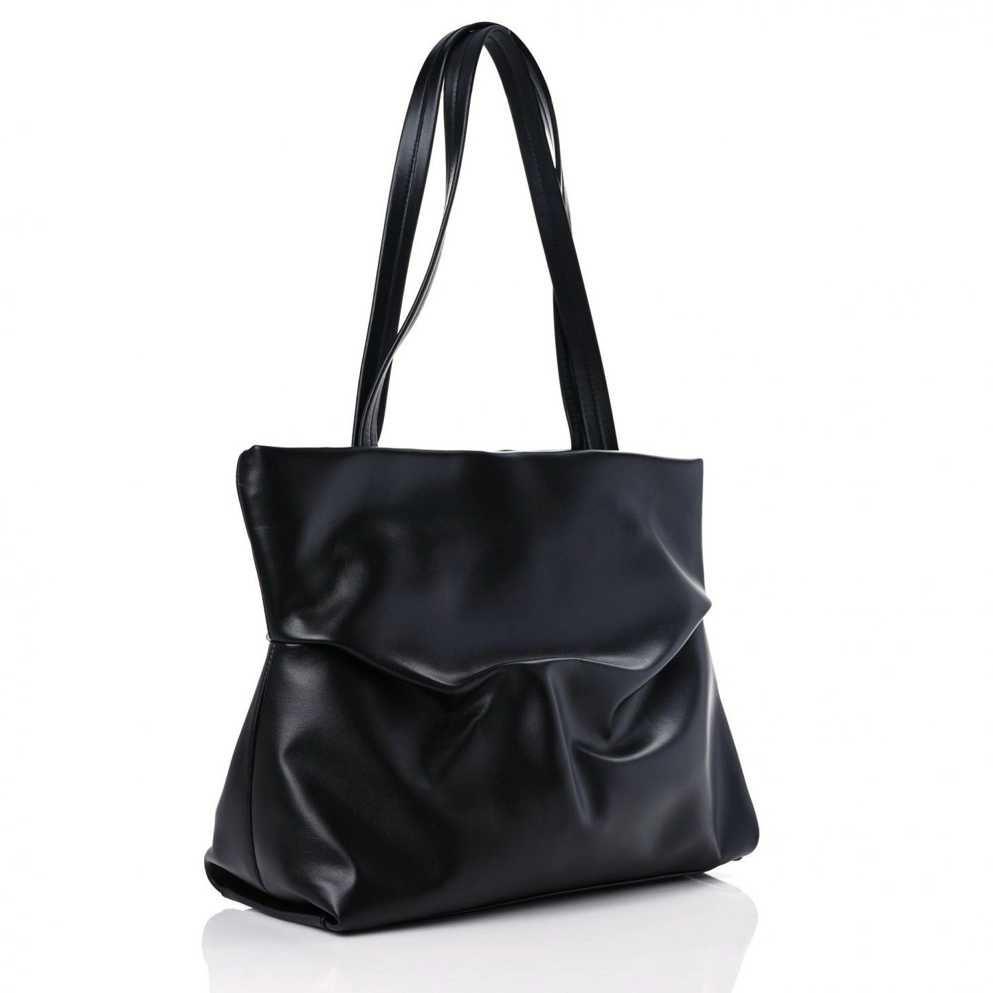 Calfskin Judy East West Tote Black