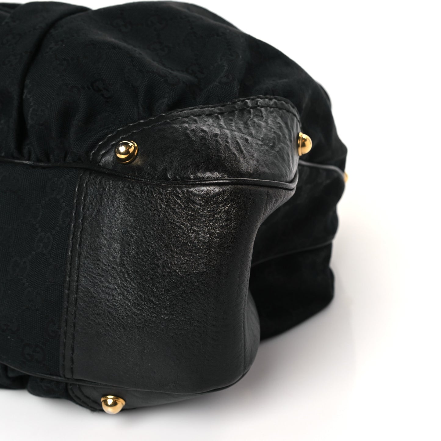Monogram Large Jockey Hobo Black
