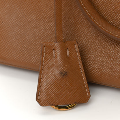 Prada Saffiano Lux Small Promenade Tote Caramel 14 of 19