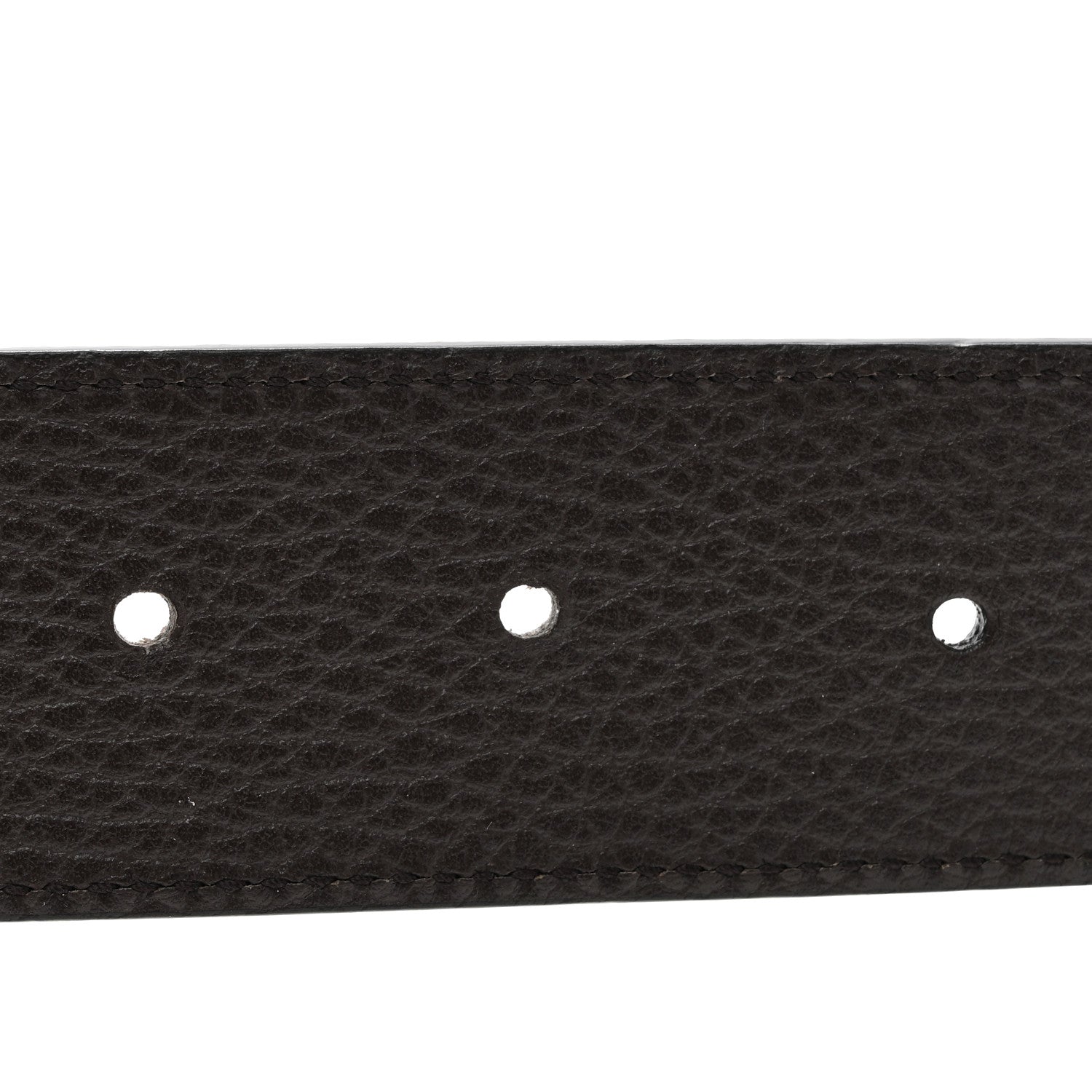 Gucci Dollar Calfskin 1973 Reversible Belt 90 36 Black Testa di Moro 4 of 5
