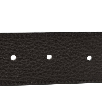 Gucci Dollar Calfskin 1973 Reversible Belt 90 36 Black Testa di Moro 4 of 5