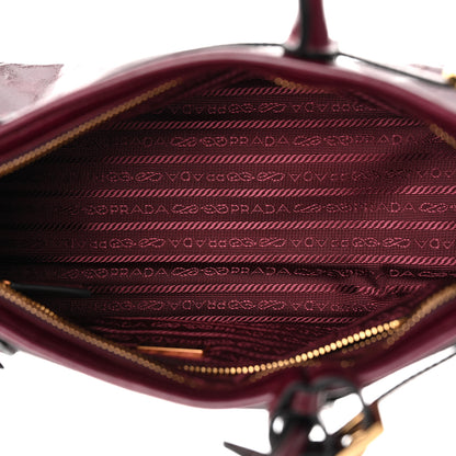 Prada Shiny Nappa Medium Bonnie Shoulder Bag Bordeaux 5 of 10
