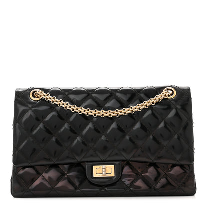 Chanel Patent Quilted 2.55 Reissue 226 Flap Black 1 of 12