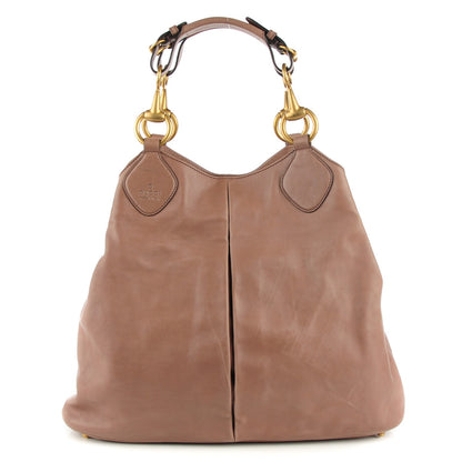 Gucci Calfskin Soft Icon Tote Pink Tan 1 of 7