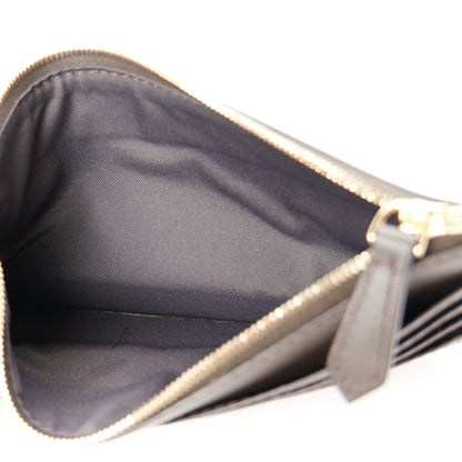 Fendi Fabric Jacquard Vitello Grace FF 1974 Fendigraphy Wallet On Chain Tobacco Moro Ebano 10 of 15