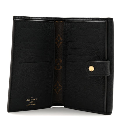 Louis Vuitton Monogram Pallas Compact Wallet Black 5 of 6