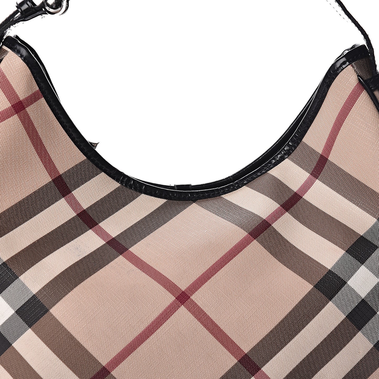 Nova Check Shoulder Bag Black