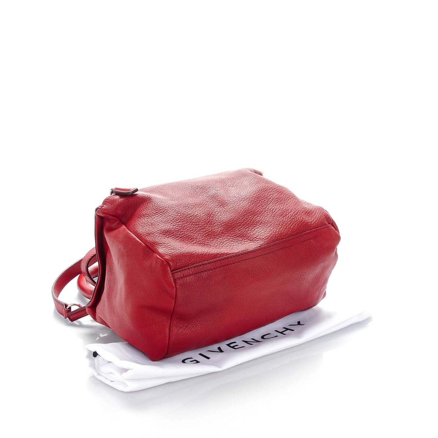 Sugar Goatskin Small Pandora Carmine