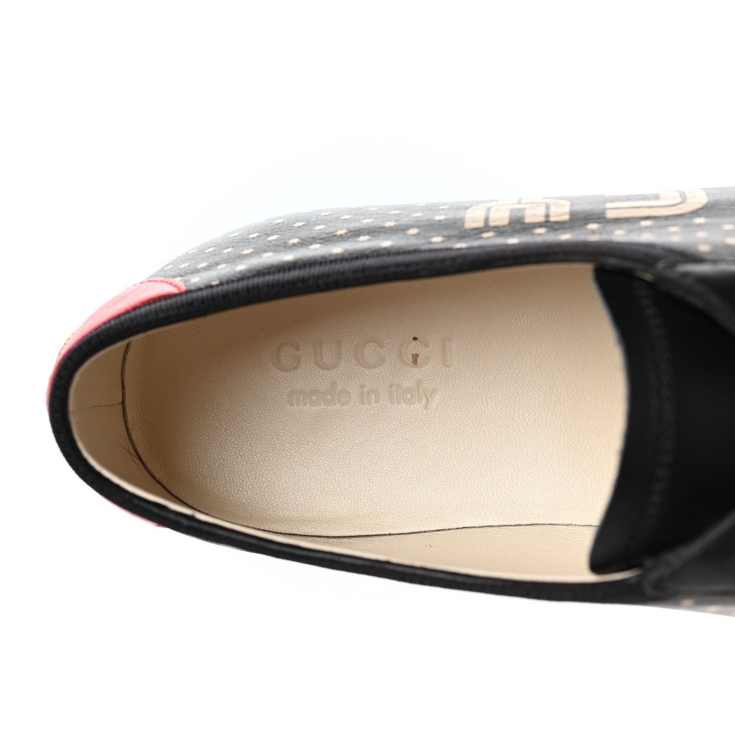 Gucci X SEGA Calfskin GUCCY Stars Mens Falacer Sneakers 9 Black 8 of 9