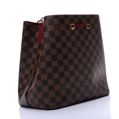 Louis Vuitton Damier Ebene Neonoe MM Cherry Berry 3 of 13