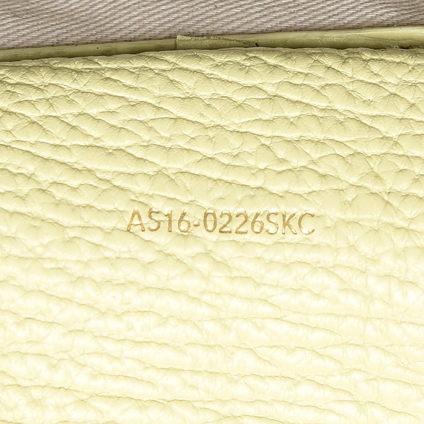 3.1 Textured Calfskin Mini Pashli Satchel Citron