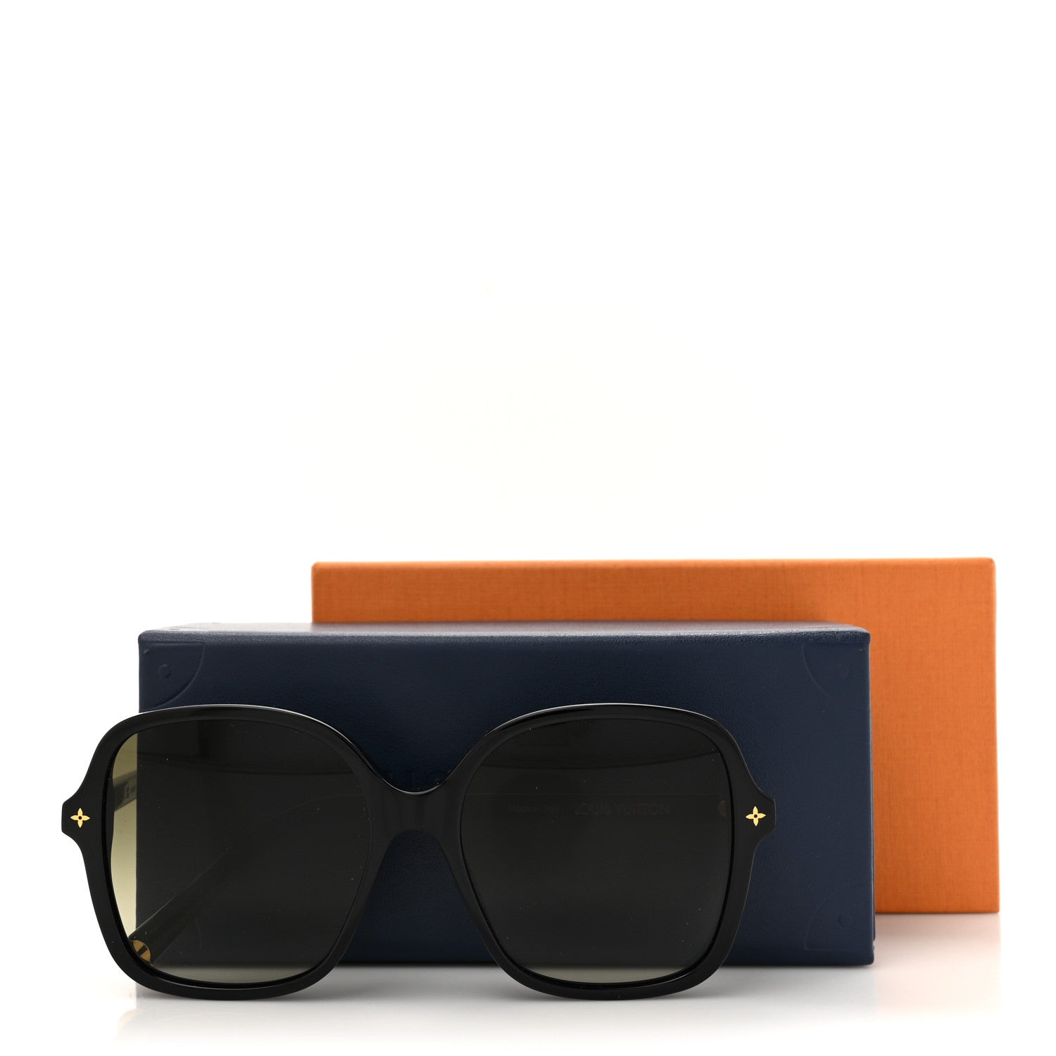 Louis Vuitton Acetate My Monogram Light Square Sunglasses Z1861W Black 7 of 7
