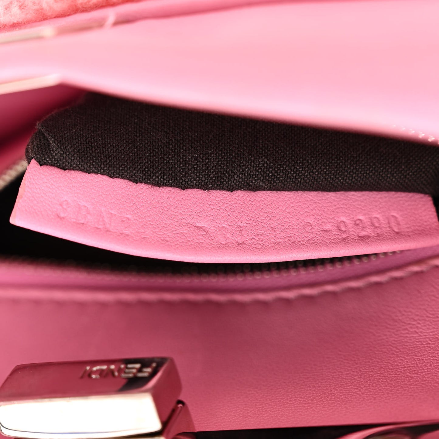 Shearling Nappa Mini Peekaboo Iconic Satchel Lollypop