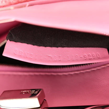 Fendi Shearling Nappa Mini Peekaboo Iconic Satchel Lollypop 8 of 14