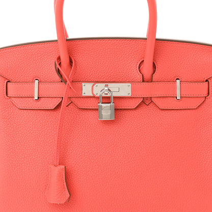 Hermes Taurillon Clemence Birkin 30 Rose Jaipur 8 of 11