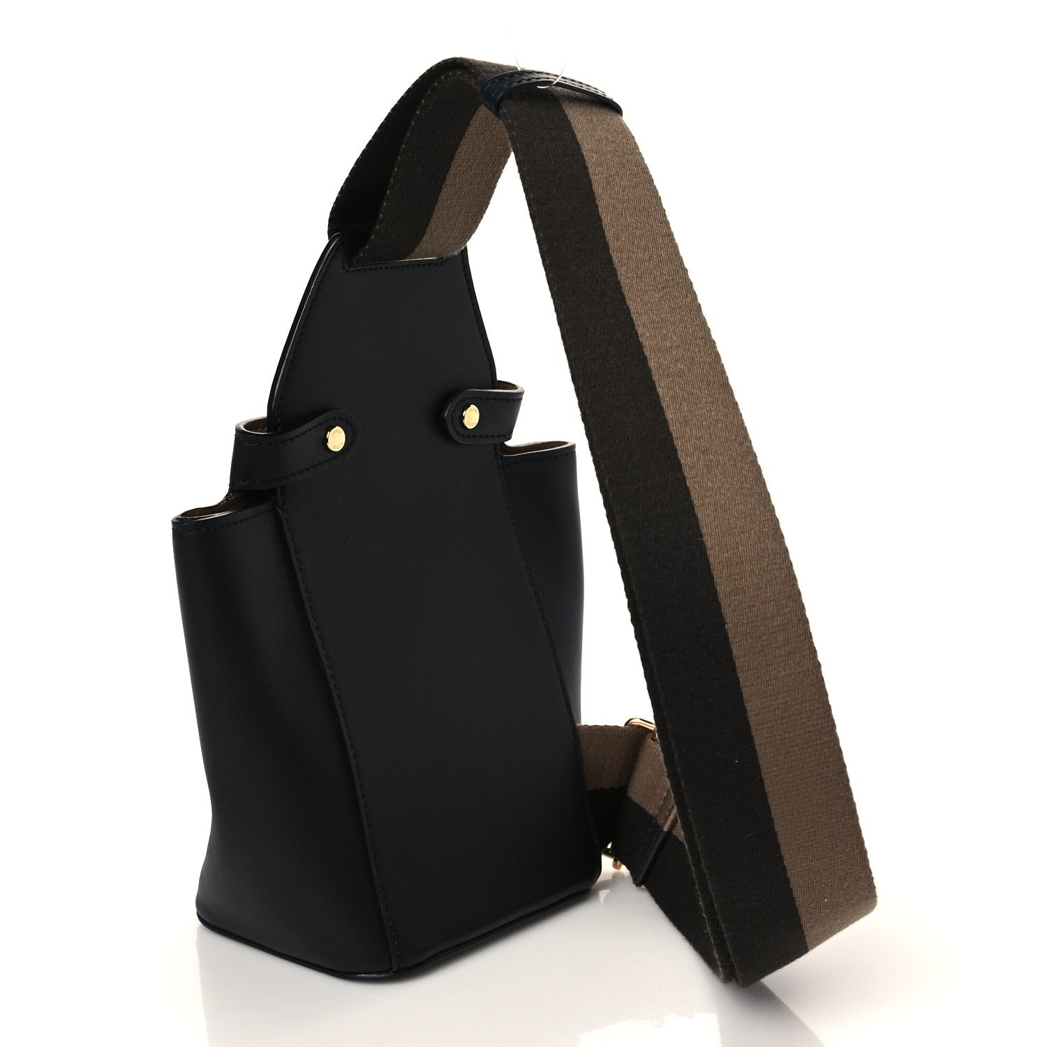 Fendi Vitello Grace Matte Mini Guitar Bag Black 3 of 10