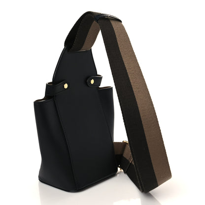 Fendi Vitello Grace Matte Mini Guitar Bag Black 3 of 10