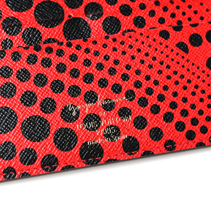 Louis Vuitton Monogram Kusama Waves Insolite Wallet Red 6 of 8