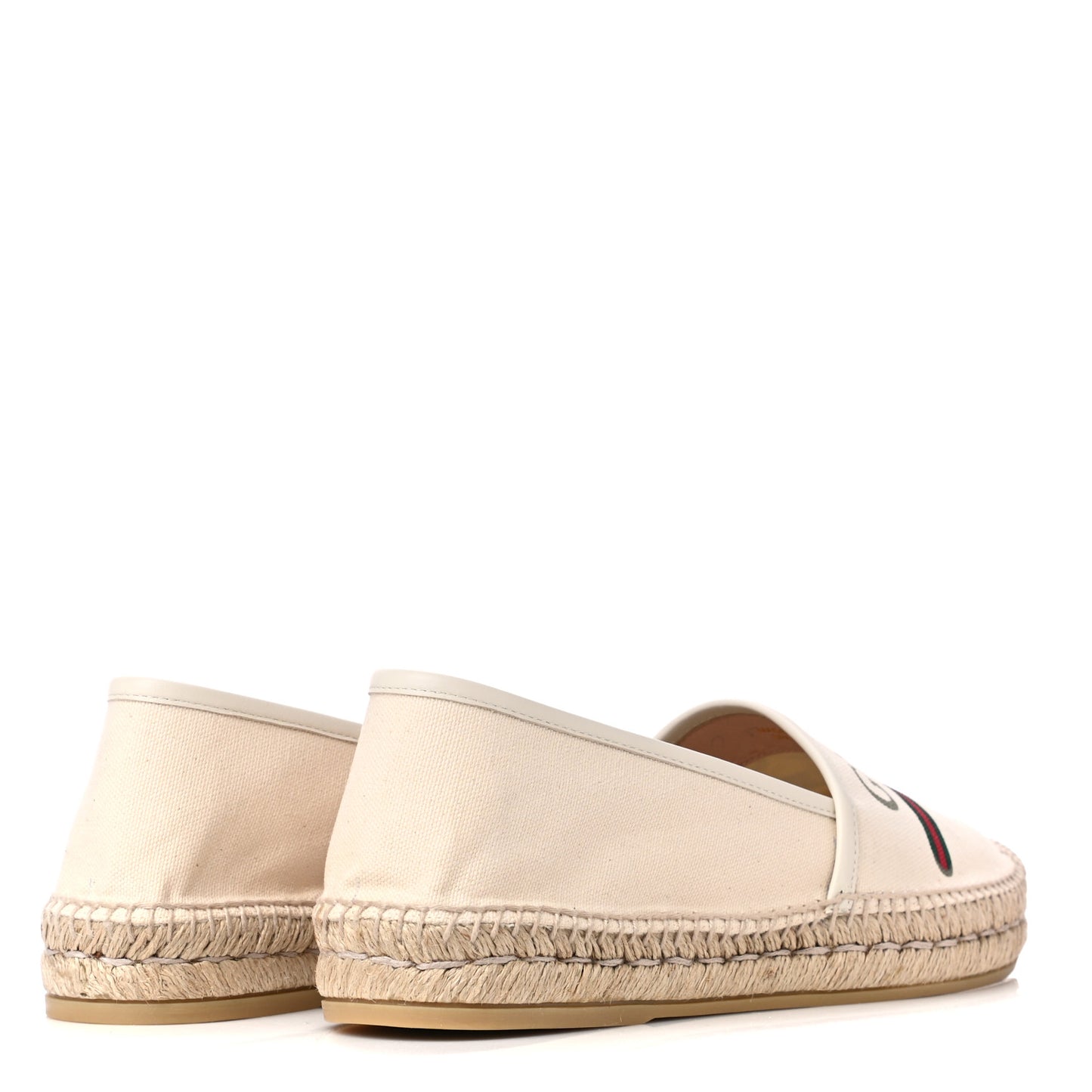 Canvas Logo Espadrilles 40 Greggio White
