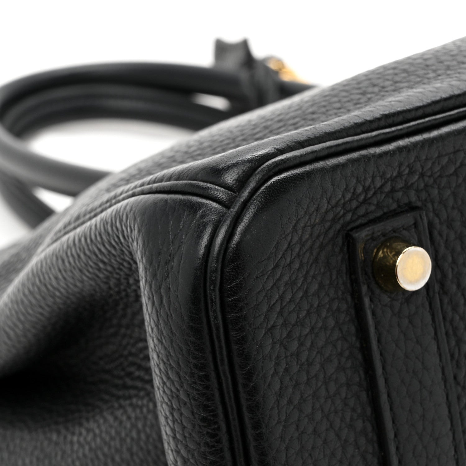 Hermes Taurillon Clemence Birkin 35 Black 13 of 16