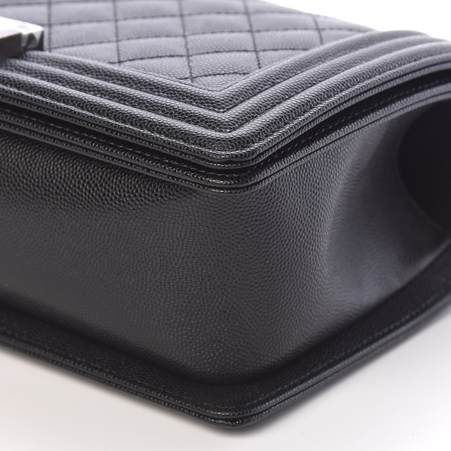 Chanel Caviar Quilted Medium Boy Flap Black 9 of 11