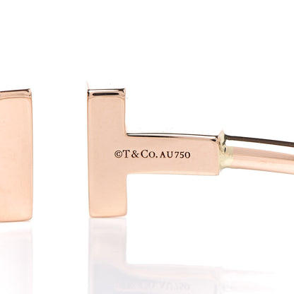 Tiffany 18K Rose Gold T Wire Bracelet 4 of 5