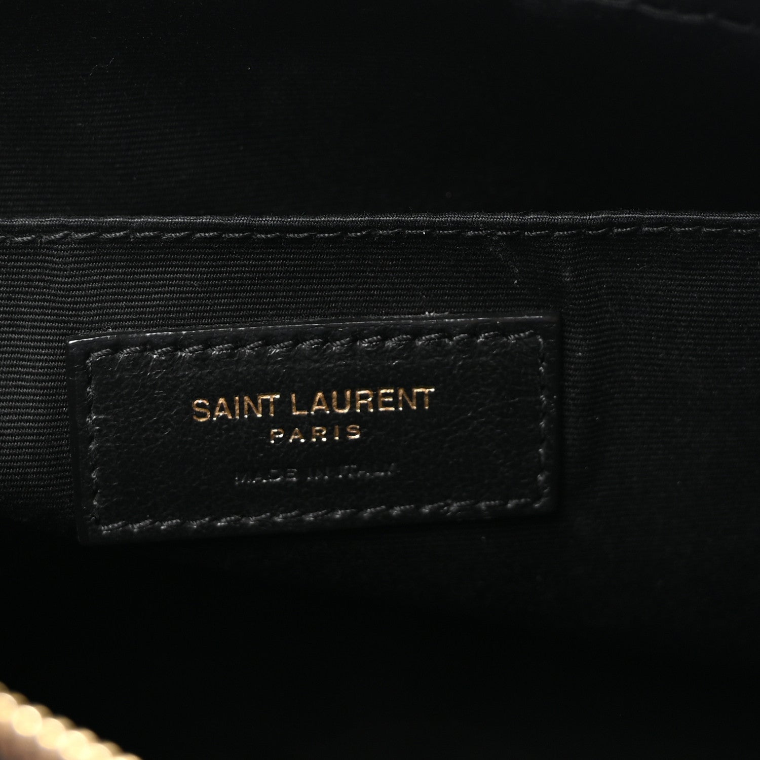 Saint Laurent Calfskin Matelasse Monogram Lou Camera Bag Black 6 of 9