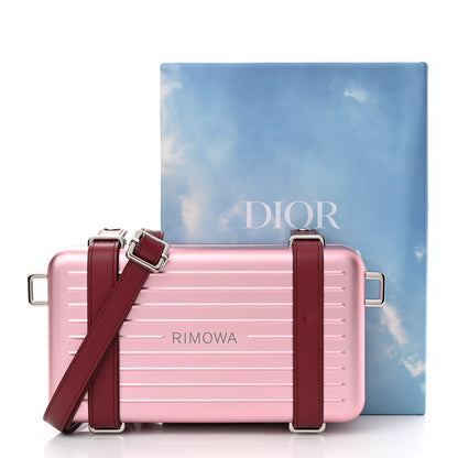 Christian Dior X RIMOWA Aluminum Personal Clutch On Strap Rose 11 of 11