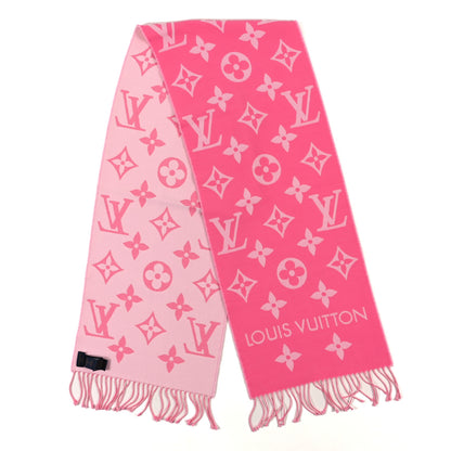 Louis Vuitton Wool Monogram LV Essential Scarf Rose Pop 2 of 3