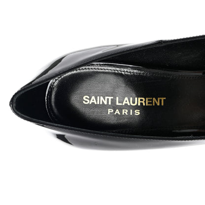 Saint Laurent Patent Opyum 110 Pumps 38 Black Gold 7 of 9