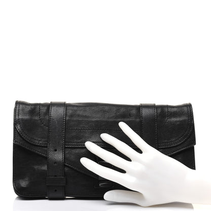 Proenza Schouler Lambskin PS1 Pochette Clutch Black 2 of 17
