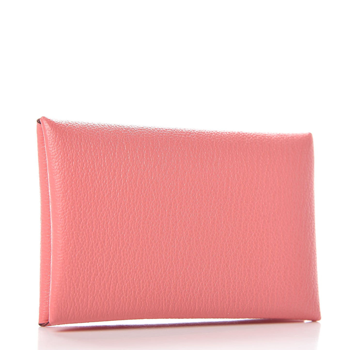 Chevre Mysore Calvi Card Case Rose Lipstick