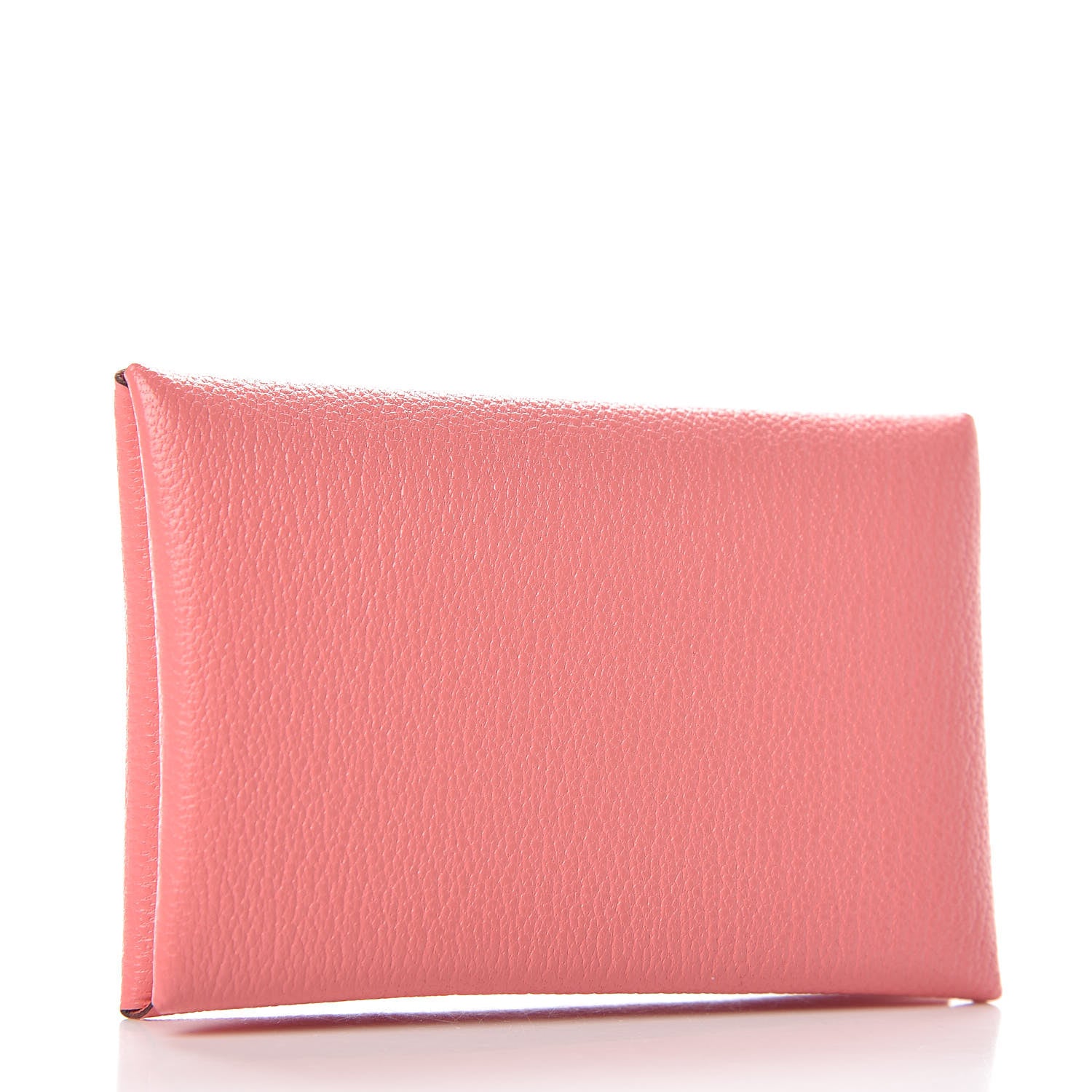 Hermes Chevre Mysore Calvi Card Case Rose Lipstick 3 of 8