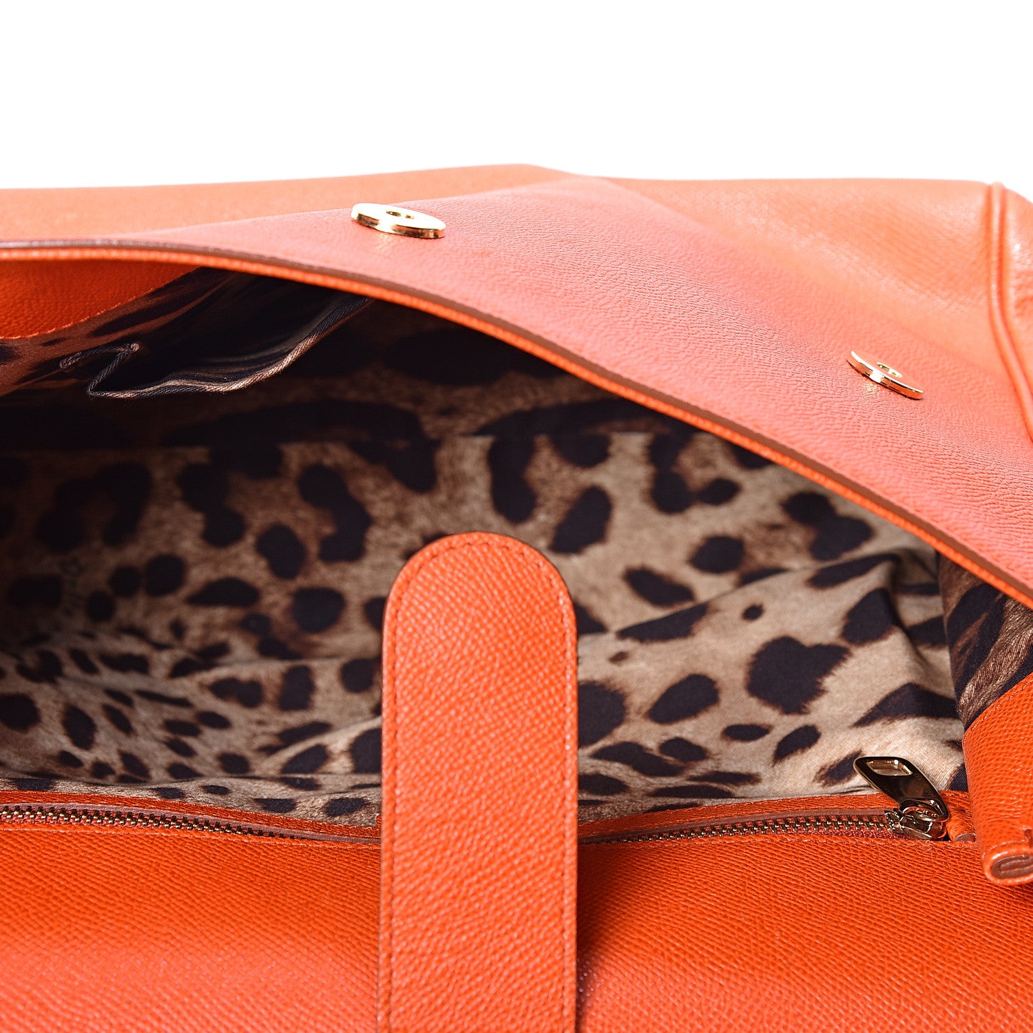 Dolce & Gabbana Dauphine Large Miss Sicily Satchel Orange 4 of 8