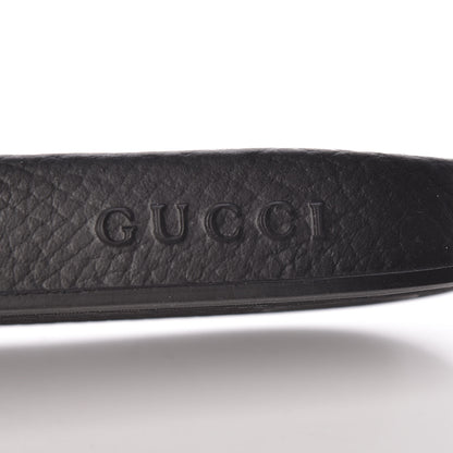 Gucci X SEGA Supreme Canvas GUCCY Stars Mens Slide Sandals 9 Black Gold 6 of 9