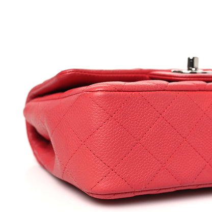 Chanel Caviar Quilted Mini Rectangular Flap Dark Pink 9 of 11