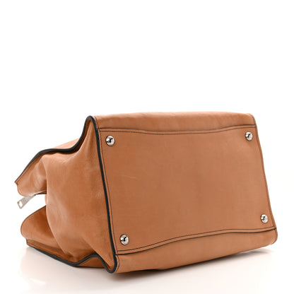 Prada Glace Calf Twin Pocket Tote Cannella 4 of 13