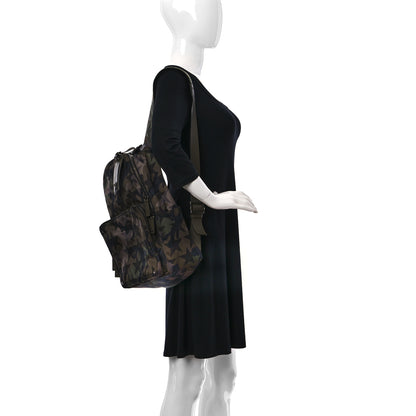 Valentino Garavani Nappa Canvas Camustars Backpack Army Green 2 of 10