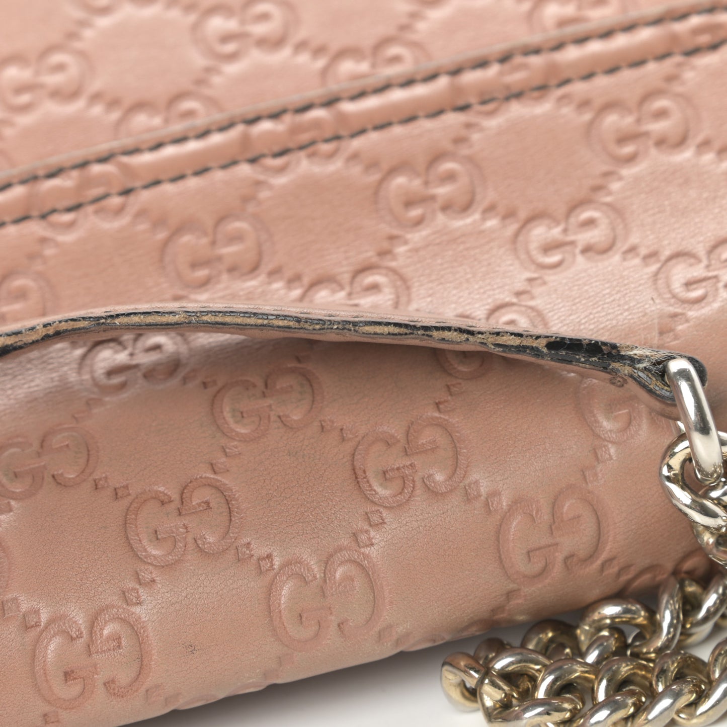 Guccissima Medium Emily Chain Shoulder Bag Camelia