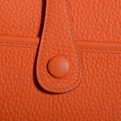 Hermes Taurillon Clemence Evelyne PM III Orange 3 of 14