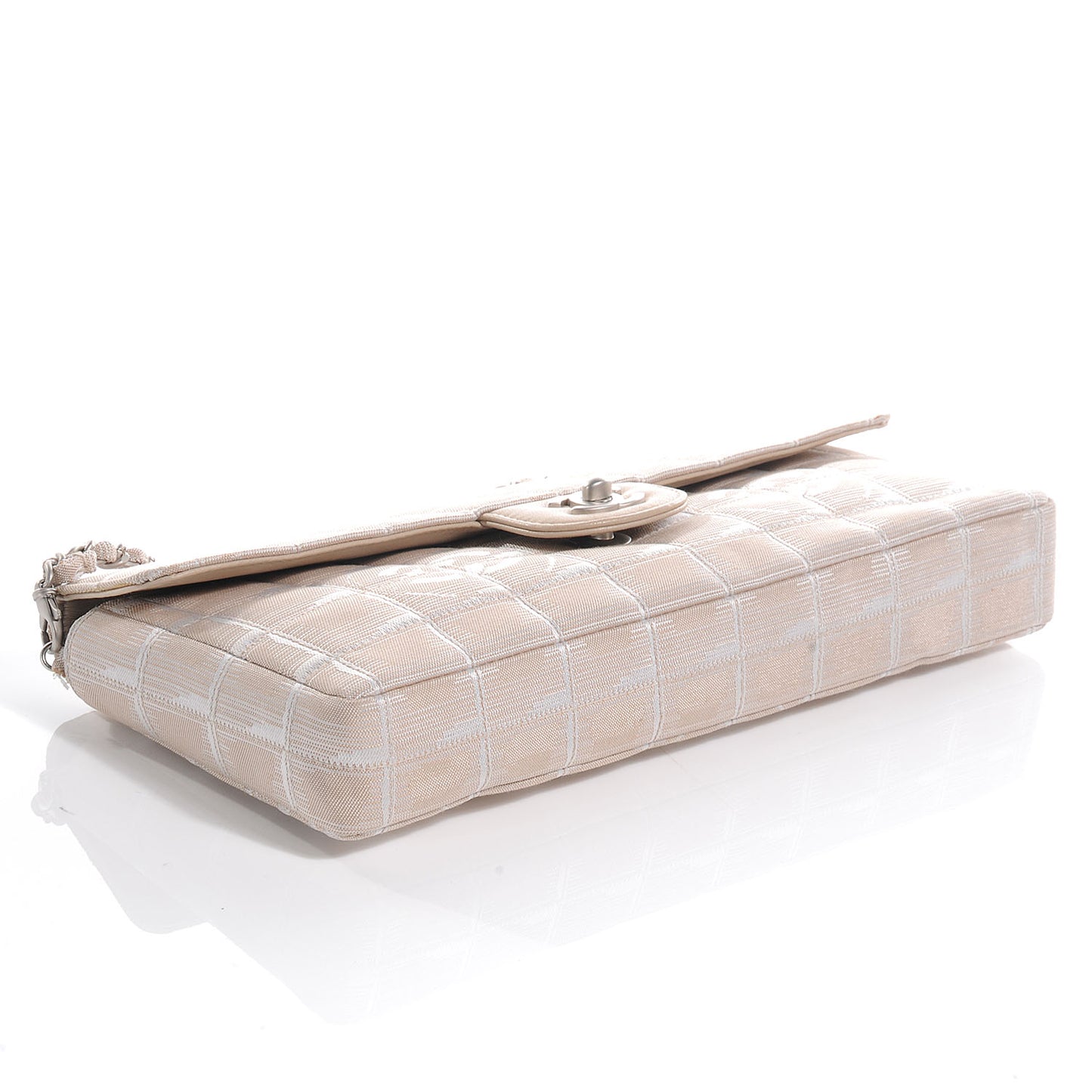 Nylon Travel East West Flap Beige