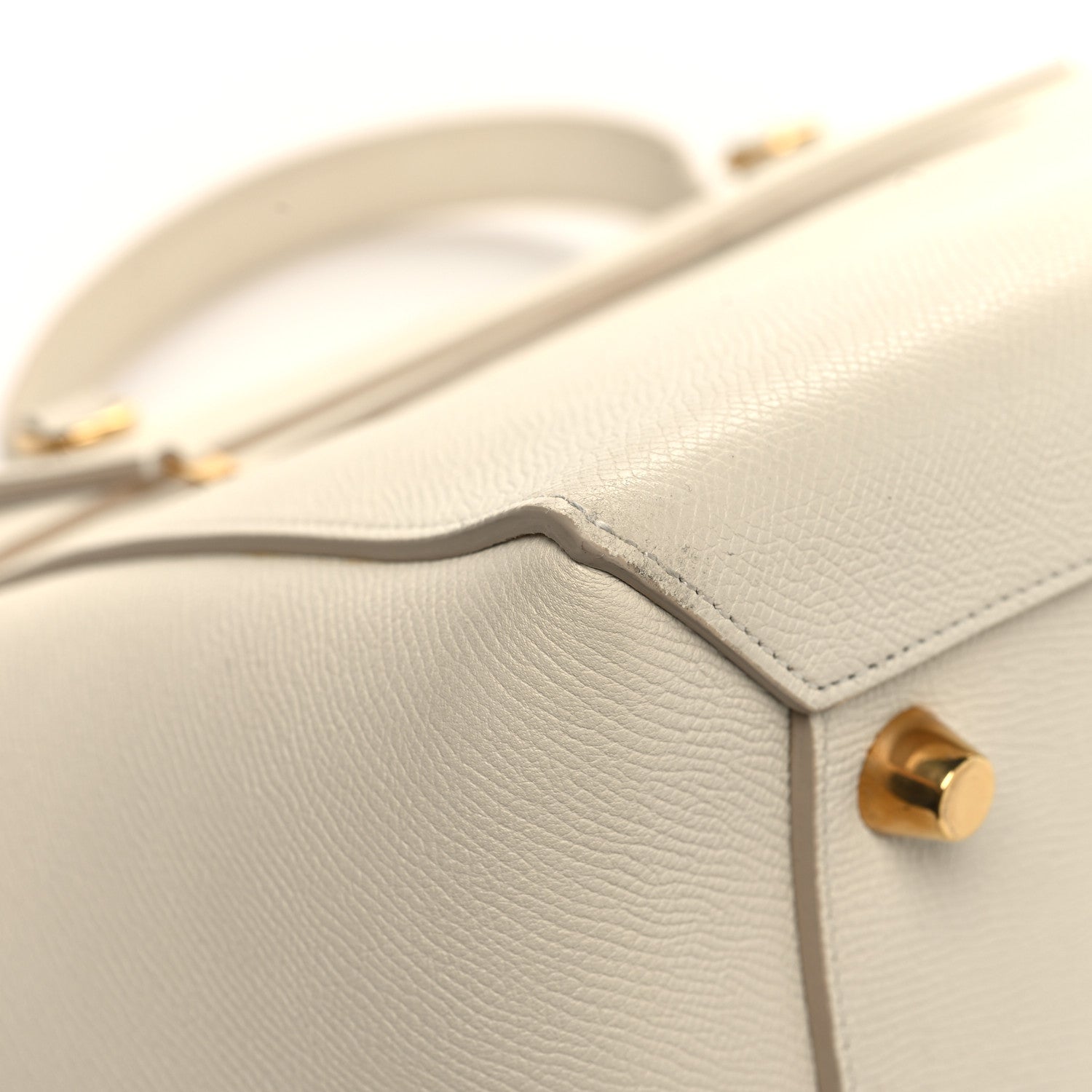 Celine Grained Calfskin Mini Belt Bag White 11 of 17