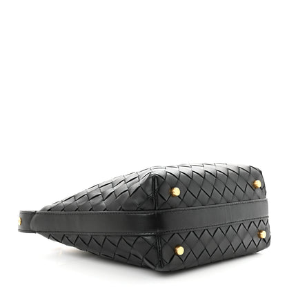 Bottega Veneta Calfskin Nappa Intrecciato Mini Wallace Black 4 of 10