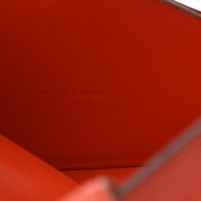 Hermes Togo Dogon Recto Verso Wallet Orange Poppy 6 of 7