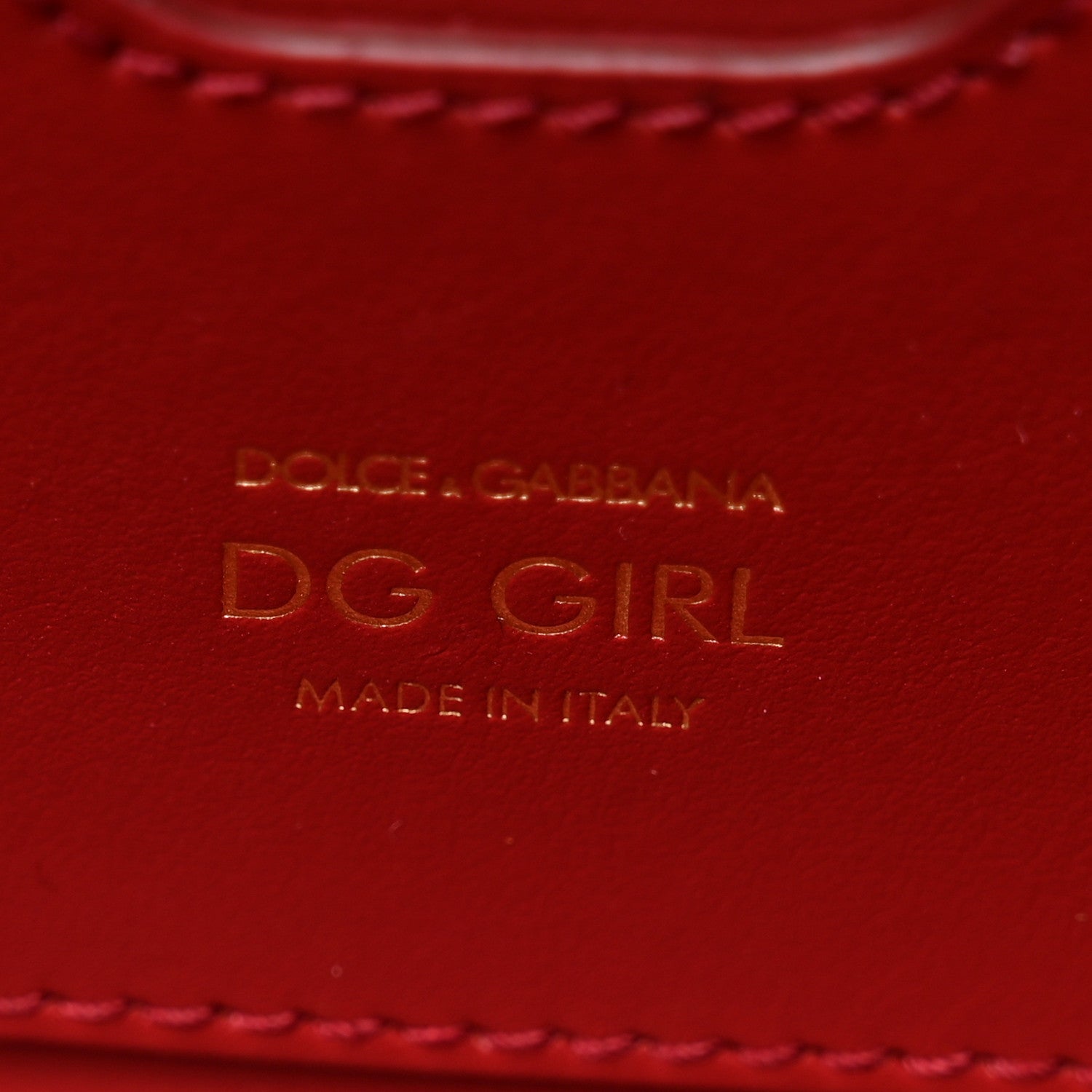 Dolce & Gabbana Nappa Mini DG Girls Shoulder Bag Red 7 of 10