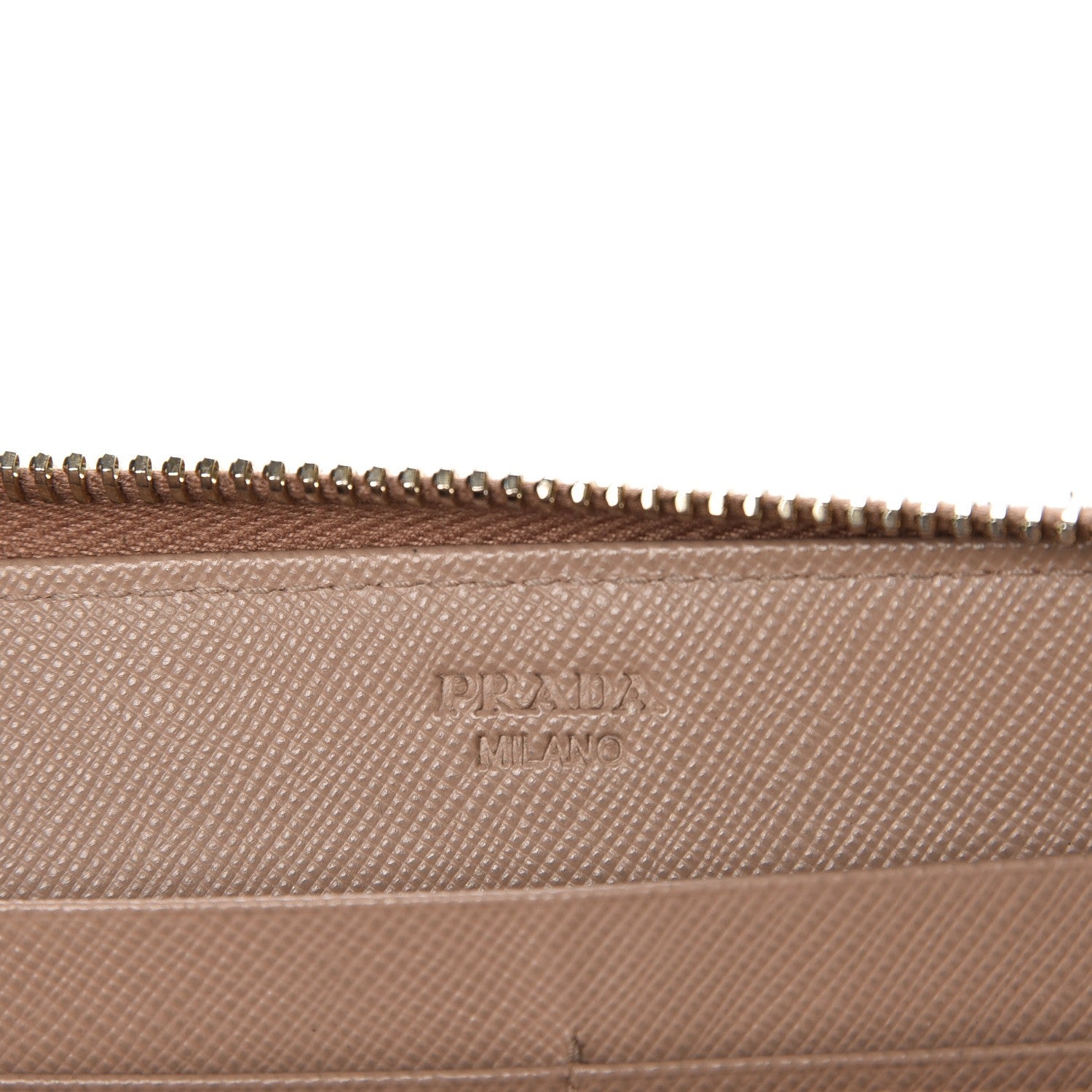 Prada Saffiano Fiocco Bow Zip Around Wallet Cammeo 6 of 13