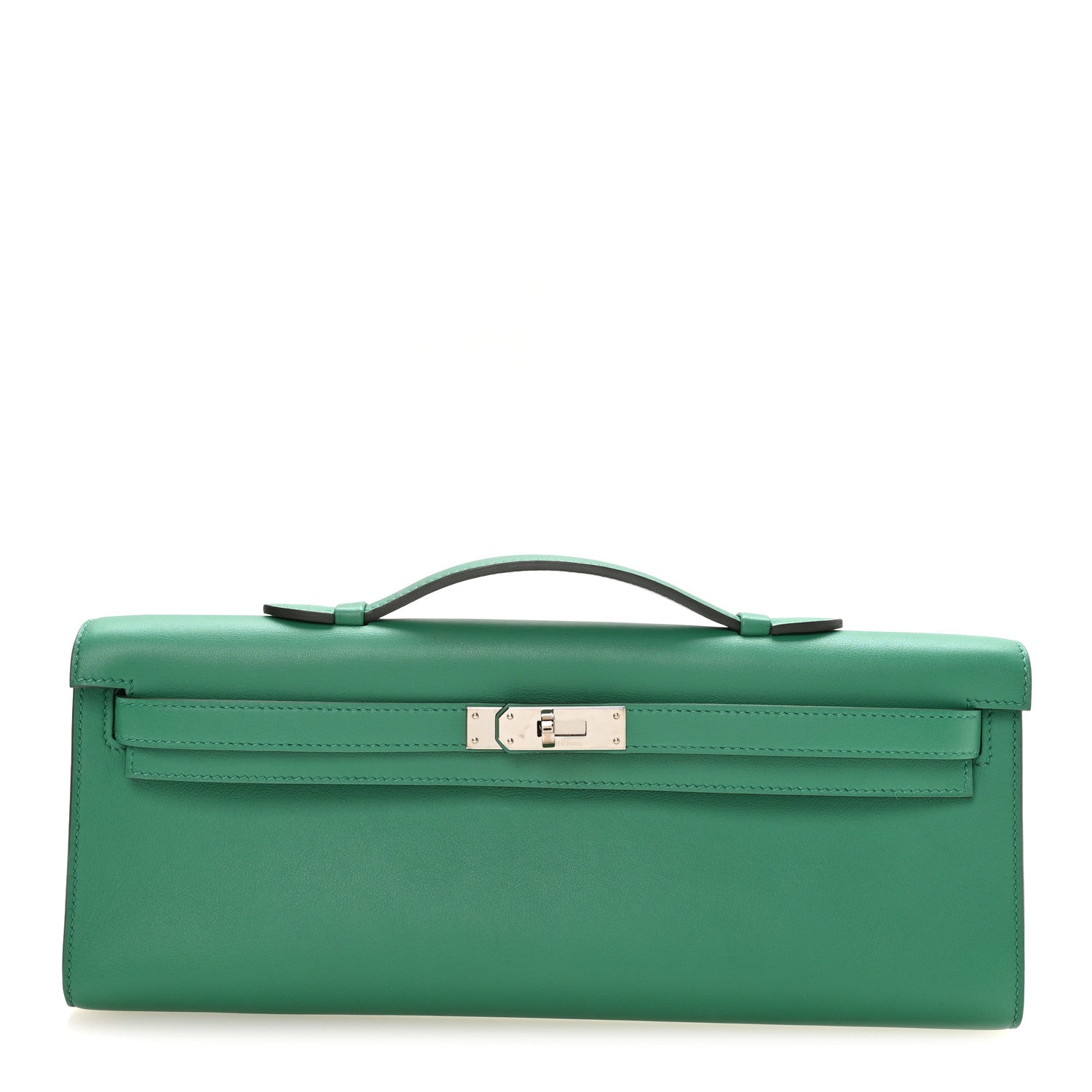 Hermes Swift Kelly Cut Clutch Pochette Vert Menthe 1 of 8